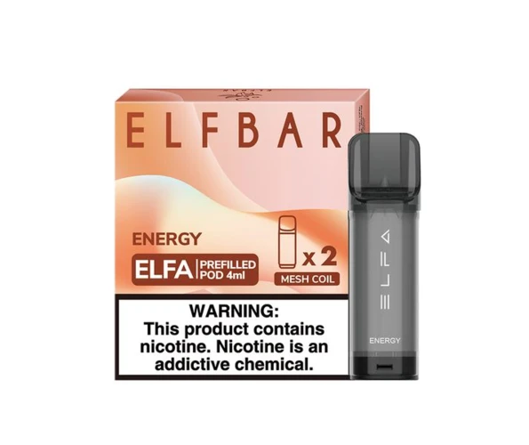 Картриджі для вейпу Elf Bar Elfa 2 мл 5% Energy 2 шт. (Енергетик)